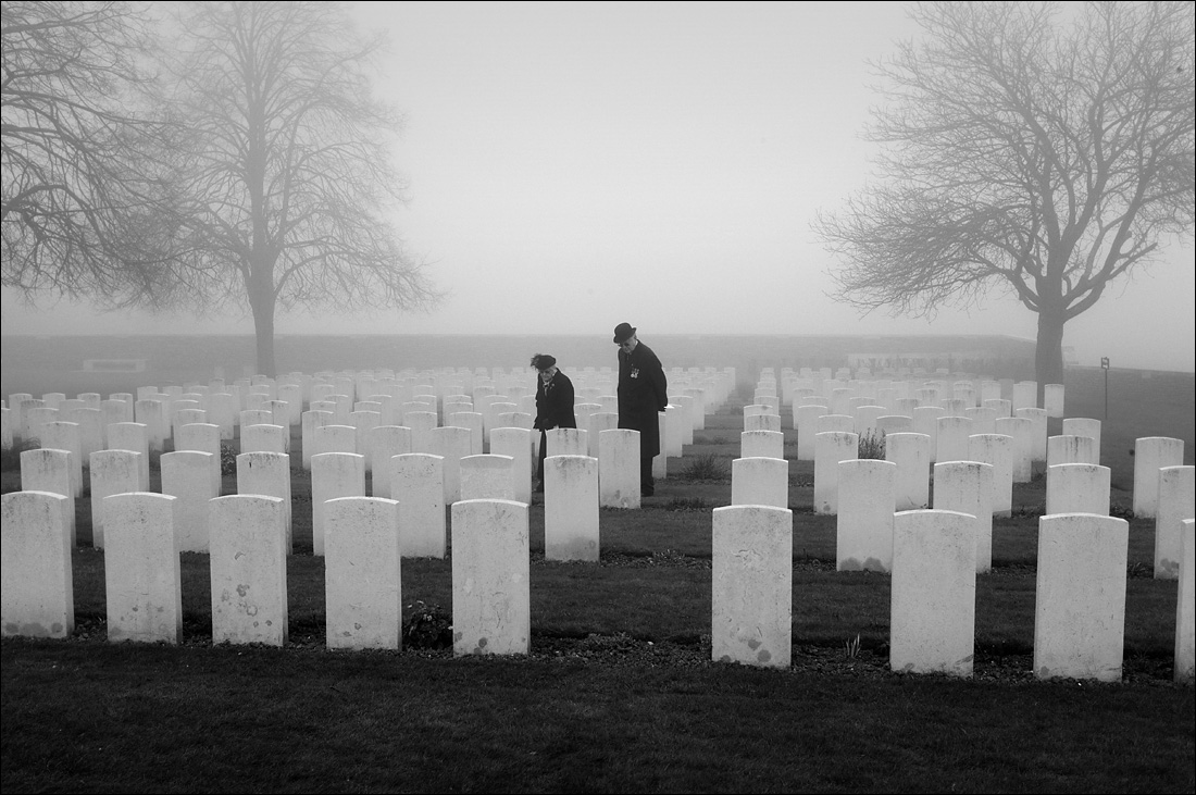 Reinterment of British soldiers, Loos, France, March 2014. Photo © Brian Harris 